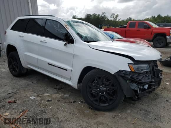 2021 Jeep Grand Cherokee Limited with VIN 1C4RJFBT5MC718758, listed as a Copart auction lot 85322445 with Not provided miles and Non repairable. Bid and sale history available at DreamBid. Image 4.