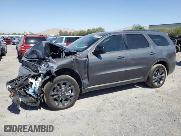 2025 Dodge Durango GT with VIN 1C4RDHDG3SC528361, listed as a Copart auction lot 60160495 with 710 mi miles and Salvage title. Bid and sale history available at DreamBid. Image 1.