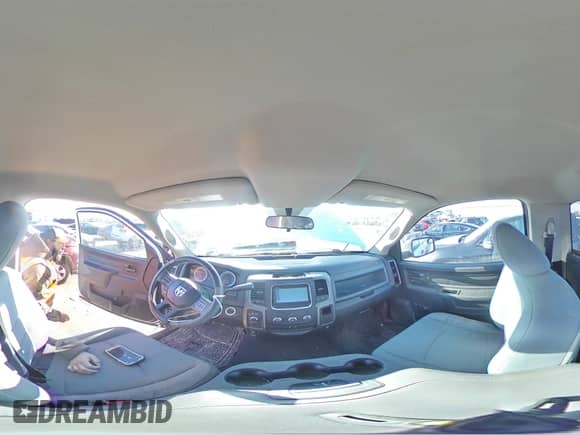 2014 Ram 1500 Express with VIN 3C6JR7AT2EG107895, listed as a Copart auction lot 89364285 with 114,218 mi miles and Salvage title. Bid and sale history available at DreamBid. Image 13.