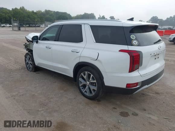 2020 Hyundai Palisade SEL with VIN KM8R4DHE9LU065649, listed as a IAAI auction lot 43211810 with 71,603 mi miles and . Bid and sale history available at DreamBid. Image 3.