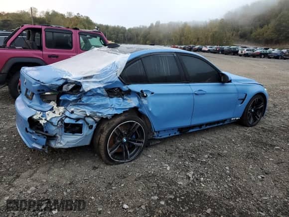 2016 BMW M3 с VIN WBS8M9C54G5E68163, выставлен на аукционе Copart как лот 86274835 с пробегом 59 232 миль миль и Списание • Salvage title. История ставок и продаж доступна на DreamBid. Изображение 3.