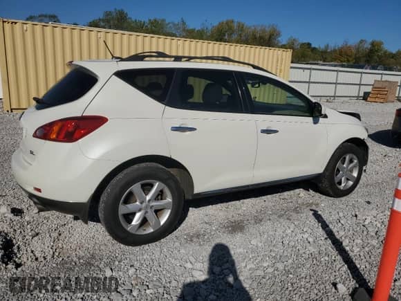 2009 Nissan Murano SL с VIN JN8AZ18U79W009669, выставлен на аукционе Copart как лот 81856205 с пробегом 165 614 миль миль и Списание • Salvage title. История ставок и продаж доступна на DreamBid. Изображение 3.