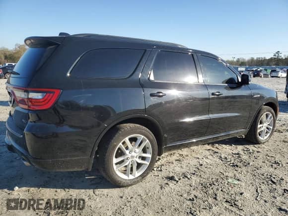 2023 Dodge Durango R/T Plus with VIN 1C4SDHCT9PC553370, listed as a Copart auction lot 50355915 with 59,854 mi miles and Salvage title. Bid and sale history available at DreamBid. Image 3.