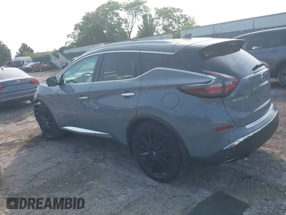 2021 Nissan Murano Platinum with VIN 5N1AZ2DS1MC110802, listed as a IAAI auction lot 42439966 with 144,838 mi miles and . Bid and sale history available at DreamBid. Image 3.