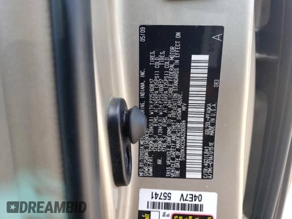 2010 Toyota Sienna XLE с VIN 5TDYK4CC9AS290084, выставлен на аукционе Copart как лот 71271375 с пробегом 95 684 миль миль и Списание • Salvage title. История ставок и продаж доступна на DreamBid. Изображение 12.