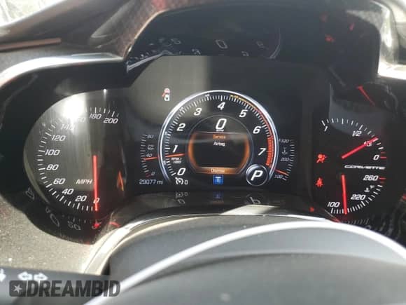 2016 Chevrolet Corvette 2LT с VIN 1G1YD2D74G5123574, выставлен на аукционе Copart как лот 53305175 с пробегом 29 077 миль миль и Списание • Salvage title. История ставок и продаж доступна на DreamBid. Изображение 9.