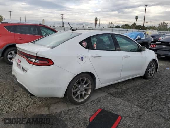 2014 Dodge Dart SXT with VIN 1C3CDFBB5ED824261, listed as a Copart auction lot 85800195 with 108,133 mi miles and Salvage title. Bid and sale history available at DreamBid. Image 3.