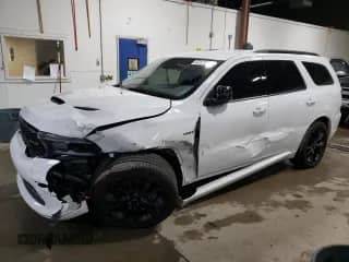 2021 Dodge Durango R/T with VIN 1C4SDJCT2MC864397, listed as a Copart auction lot 43121305 with 32,686 mi miles and Salvage title. Bid and sale history available at DreamBid. Image 1.