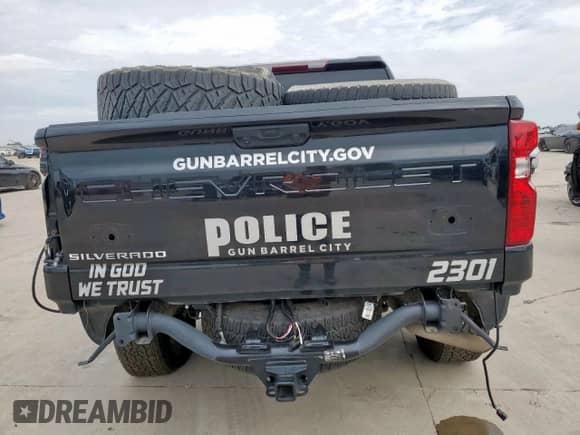 2023 Chevrolet Silverado 1500 Work Truck with VIN 3GCUDAED8PG326688, listed as a Copart auction lot 53631415 with Not provided miles and Salvage title. Bid and sale history available at DreamBid. Image 6.