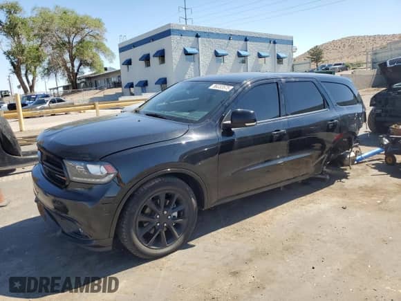 2017 Dodge Durango GT with VIN 1C4RDJDG0HC840007, listed as a Copart auction lot 56233575 with 84,415 mi miles and Salvage title. Bid and sale history available at DreamBid. Image 1.
