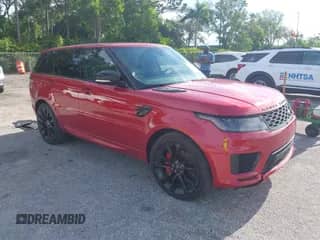 2022 Land Rover Range Rover Sport HST with VIN SALWS2RU9NA208880, listed as a IAAI auction lot 43139537 with 33,198 mi miles and . Bid and sale history available at DreamBid. Image 1.