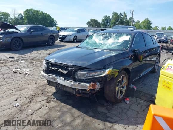 2018 Honda Accord EX-L with VIN 1HGCV1F64JA116864, listed as a IAAI auction lot 42623378 with 135,304 mi miles and . Bid and sale history available at DreamBid. Image 2.