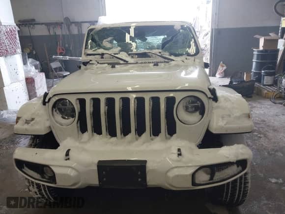 2022 Jeep Wrangler Unlimited Sahara with VIN 1C4HJXEN3NW222744, listed as a IAAI auction lot 41249285 with 43,780 mi miles and . Bid and sale history available at DreamBid. Image 13.