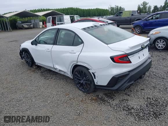 2023 Subaru WRX Limited with VIN JF1VBAL68P9822787, listed as a IAAI auction lot 42358490 with 9,095 mi miles and . Bid and sale history available at DreamBid. Image 3.