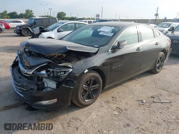 2022 Chevrolet Malibu LS with VIN 1G1ZB5ST1NF208696, listed as a IAAI auction lot 43224249 with 46,439 mi miles and . Bid and sale history available at DreamBid. Image 2.