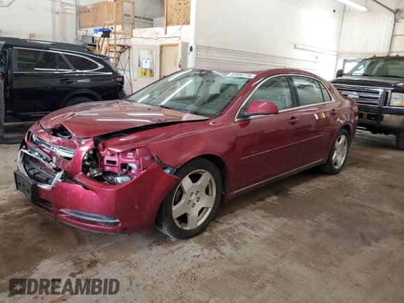 2010 Chevrolet Malibu 2LT with VIN 1G1ZD5E79AF159881, listed as a Copart auction lot 59506775 with 202,931 mi miles and Salvage title. Bid and sale history available at DreamBid. Image 1.