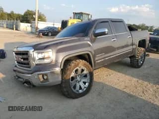2014 GMC Sierra 1500 SLT with VIN 3GTU2VEC7EG143753, listed as a Copart auction lot 81228355 with 164,867 mi miles and Salvage title. Bid and sale history available at DreamBid. Image 1.