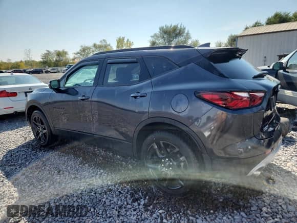 2021 Chevrolet Blazer LT with VIN 3GNKBCRSXMS543029, listed as a Copart auction lot 80708795 with 40,090 mi miles and Salvage title. Bid and sale history available at DreamBid. Image 2.