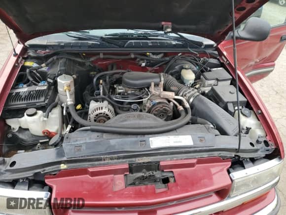 1998 Chevrolet Blazer LT z VIN 1GNDT13W1W2261382, wystawiony jako Copart lot #80436974 z przebiegiem 145 348 mil mil oraz Szkoda całkowita • Salvage title. Historia ofert i sprzedaży dostępna na DreamBid. Obrazek 12.