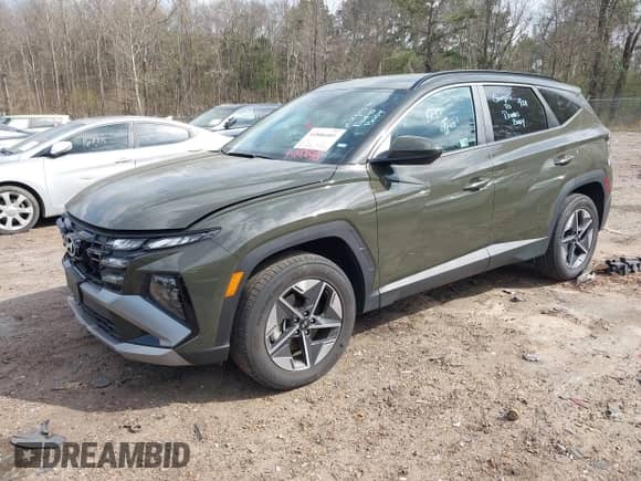 2025 Hyundai Tucson SEL with VIN 5NMJBCDE7SH463617, listed as a IAAI auction lot 41806401 with 15,959 mi miles and . Bid and sale history available at DreamBid. Image 17.