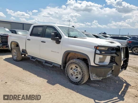 2023 Chevrolet Silverado 2500HD Work Truck with VIN 1GC1YLE76PF140176, listed as a Copart auction lot 63506405 with 34,040 mi miles and Clean title. Bid and sale history available at DreamBid. Image 4.