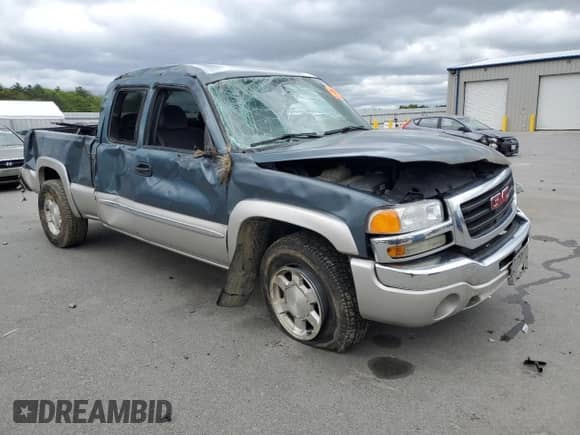 2006 GMC Sierra 1500 SLE1 z VIN 1GTEK19BX6Z281660, wystawiony jako Copart lot #57420665 z przebiegiem Nie podano mil oraz Szkoda całkowita • Salvage title. Historia ofert i sprzedaży dostępna na DreamBid. Obrazek 4.