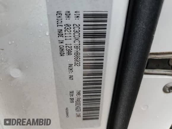 2015 Dodge Charger RT с VIN 2C3CDXCT8FH806032, выставлен на аукционе Copart как лот 63831255 с пробегом 147 118 миль миль и Списание • Salvage title. История ставок и продаж доступна на DreamBid. Изображение 13.