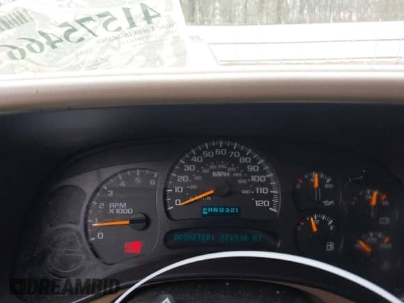 2005 Chevrolet Tahoe LS with VIN 1GNEC13T35J117010, listed as a IAAI auction lot 41575466 with 226,930 mi miles and . Bid and sale history available at DreamBid. Image 7.