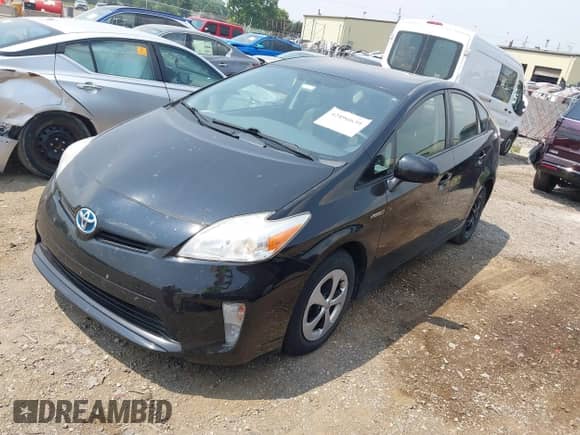 2012 Toyota Prius One with VIN JTDKN3DU2C5455318, listed as a IAAI auction lot 42896639 with 121,674 mi miles and . Bid and sale history available at DreamBid. Image 17.