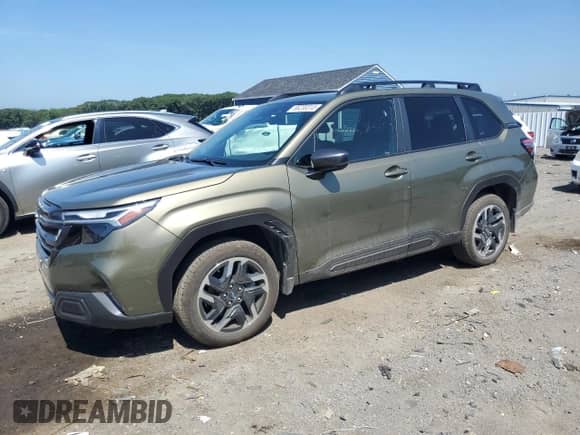 2025 Subaru Forester Limited with VIN JF2SLDRC5SH506028, listed as a Copart auction lot 66230315 with 5,132 mi miles and Salvage title. Bid and sale history available at DreamBid. Image 1.