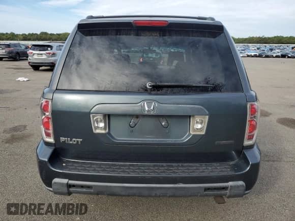 2006 Honda Pilot EX-L z VIN 2HKYF18596H504713, wystawiony jako Copart lot #81767915 z przebiegiem 231 388 mil mil oraz Szkoda całkowita • Salvage title. Historia ofert i sprzedaży dostępna na DreamBid. Obrazek 6.