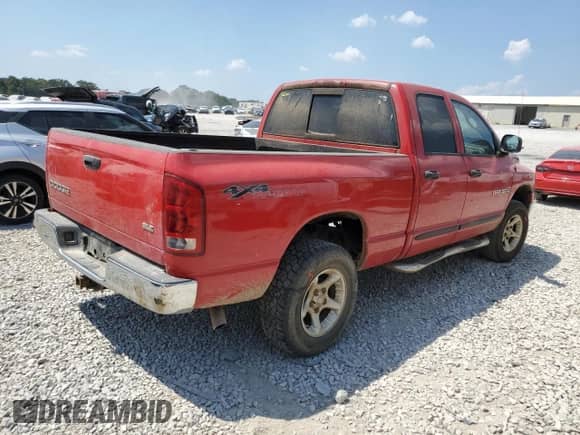2004 Dodge 1500 SLT с VIN 1D7HU18D94J125525, выставлен на аукционе Copart как лот 69197514 с пробегом Не указан миль и Списание • Salvage title. История ставок и продаж доступна на DreamBid. Изображение 3.