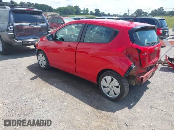 2017 Chevrolet Spark LS with VIN KL8CA6SAXHC765156, listed as a IAAI auction lot 42458711 with 51,350 mi miles and . Bid and sale history available at DreamBid. Image 3.