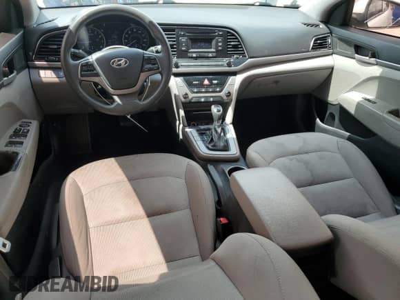 2017 Hyundai Elantra SE with VIN 5NPD74LF1HH113653, listed as a Copart auction lot 68194435 with 128,571 mi miles and Salvage title. Bid and sale history available at DreamBid. Image 8.