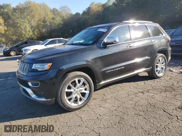 2014 Jeep Grand Cherokee Summit with VIN 1C4RJFJT4EC355145, listed as a Copart auction lot 87177185 with 320,055 mi miles and Clean title. Bid and sale history available at DreamBid. Image 1.