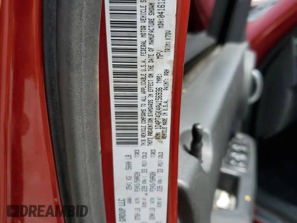 2010 Dodge Nitro Heat with VIN 1D4PT4GK4AW156936, listed as a Copart auction lot 59654555 with 194,045 mi miles and Salvage title. Bid and sale history available at DreamBid. Image 13.