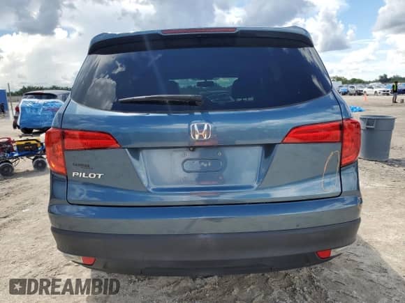 2017 Honda Pilot EX-L with VIN 5FNYF5H53HB040469, listed as a Copart auction lot 80064825 with 71,105 mi miles and Salvage title. Bid and sale history available at DreamBid. Image 6.