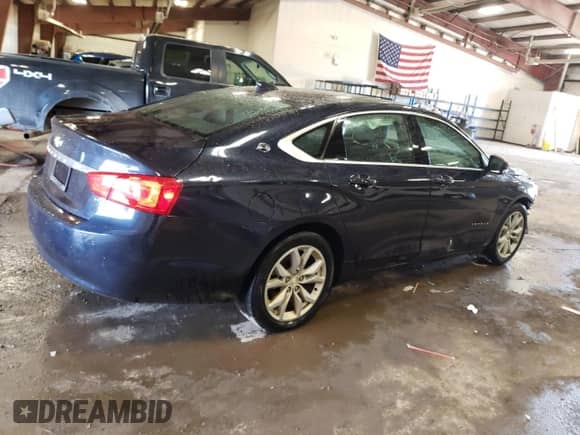 2016 Chevrolet Impala LT with VIN 2G1105SA9G9191398, listed as a Copart auction lot 56359655 with 221,535 mi miles and Clean title. Bid and sale history available at DreamBid. Image 3.