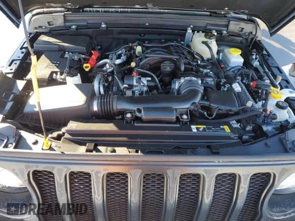 2022 Jeep Wrangler Sport с VIN 1C4HJXAG8NW200391, выставлен на аукционе Copart как лот 88103415 с пробегом 32 085 миль миль и Списание • Salvage title. История ставок и продаж доступна на DreamBid. Изображение 11.