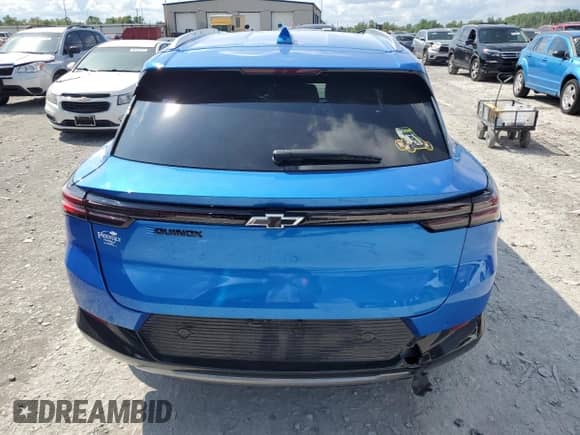 2025 Chevrolet Equinox EV LT z VIN 3GN7DLRP7SS125830, wystawiony jako Copart lot #58748935 z przebiegiem 3 394 mil mil oraz Szkoda całkowita • Salvage title. Historia ofert i sprzedaży dostępna na DreamBid. Obrazek 6.