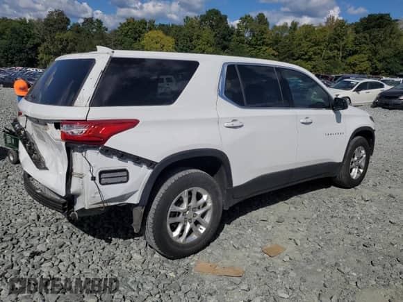 2019 Chevrolet Traverse LS с VIN 1GNERFKW1KJ259942, выставлен на аукционе Copart как лот 68268905 с пробегом 91 159 миль миль и Списание • Salvage title. История ставок и продаж доступна на DreamBid. Изображение 3.