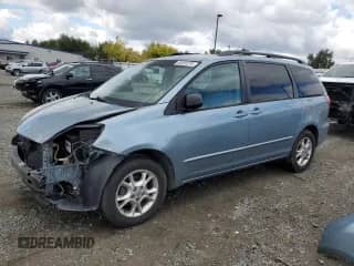 2005 Toyota Sienna LE with VIN 5TDBA23C05S032202, listed as a Copart auction lot 86481275 with 214,786 mi miles and Salvage title. Bid and sale history available at DreamBid. Image 1.