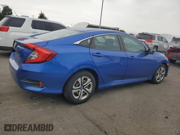 2016 Honda Civic LX z VIN 19XFC2F52GE098904, wystawiony jako Copart lot #86743075 z przebiegiem 165 600 mil mil oraz Szkoda całkowita • Salvage title. Historia ofert i sprzedaży dostępna na DreamBid. Obrazek 3.