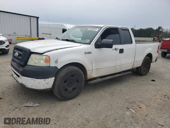 2008 Ford F-150 STX with VIN 1FTRX12W28KD35609, listed as a Copart auction lot 50948055 with 416,130 mi miles and Salvage title. Bid and sale history available at DreamBid. Image 1.