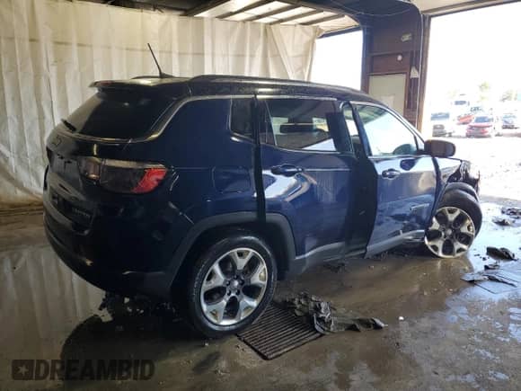 2021 Jeep Compass Limited with VIN 3C4NJDCB6MT568091, listed as a Copart auction lot 84178425 with 65,800 mi miles and Salvage title. Bid and sale history available at DreamBid. Image 3.