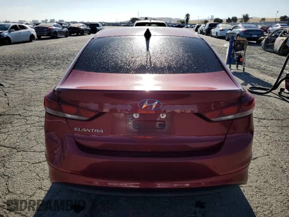 2017 Hyundai Elantra Limited with VIN KMHD84LF0HU243079, listed as a Copart auction lot 67252905 with 109,657 mi miles and Salvage title. Bid and sale history available at DreamBid. Image 6.