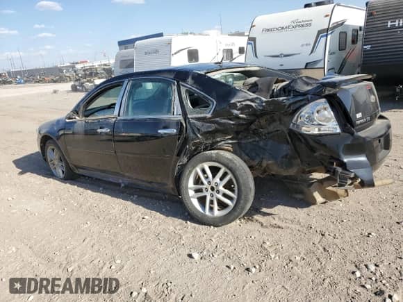 2012 Chevrolet Impala LTZ with VIN 2G1WC5E32C1104718, listed as a Copart auction lot 41334555 with Not provided miles and Salvage title. Bid and sale history available at DreamBid. Image 2.