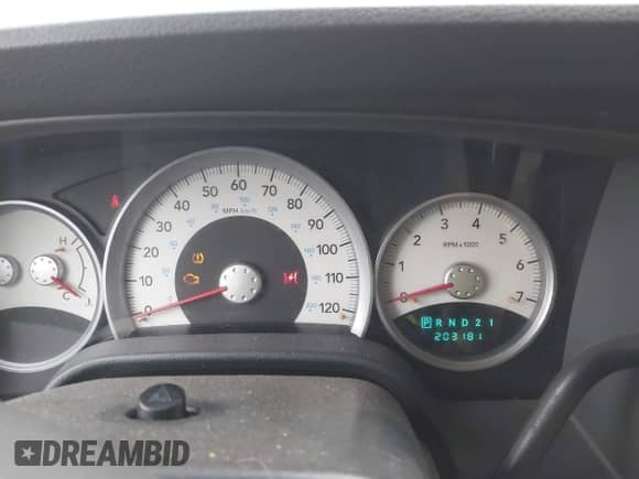 2007 Dodge Durango SLT with VIN 1D8HB48257F528491, listed as a IAAI auction lot 43133606 with 203,181 mi miles and . Bid and sale history available at DreamBid. Image 7.