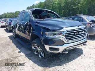 2021 Ram 1500 Longhorn with VIN 1C6SRFKTXMN561573, listed as a IAAI auction lot 42430238 with 12,116 mi miles and . Bid and sale history available at DreamBid. Image 1.