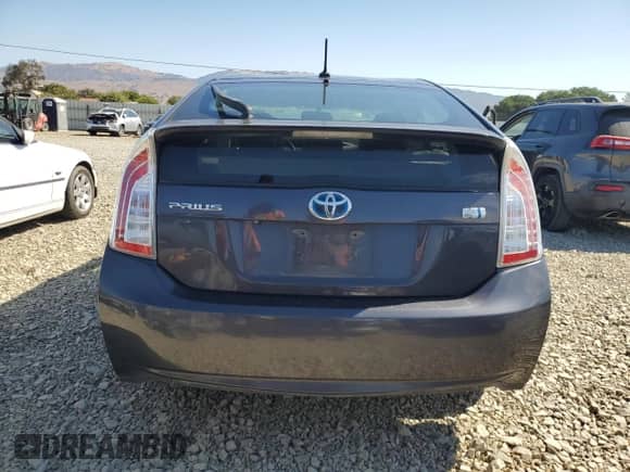 2012 Toyota Prius Three with VIN JTDKN3DU3C1614323, listed as a Copart auction lot 80818315 with 147,678 mi miles and Salvage title. Bid and sale history available at DreamBid. Image 6.